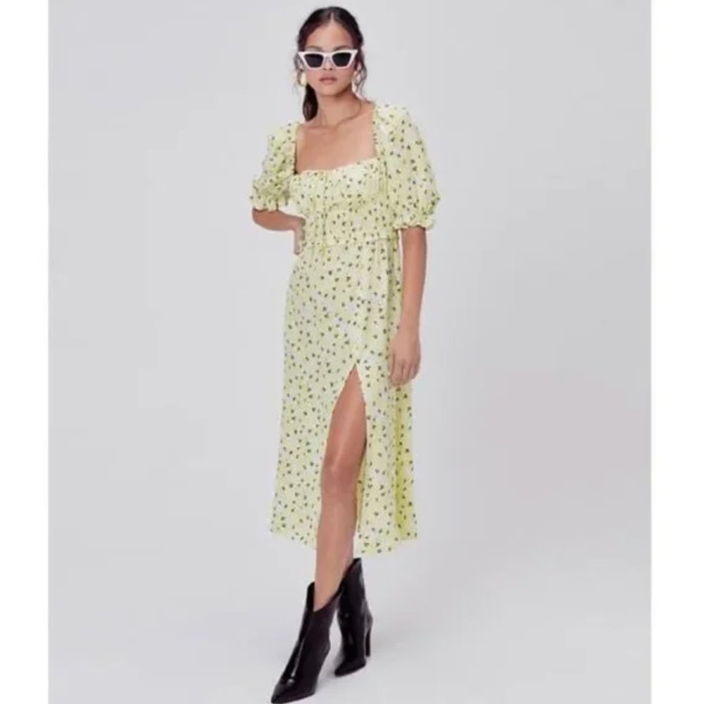 For love and lemons chrysanthemum midi dress